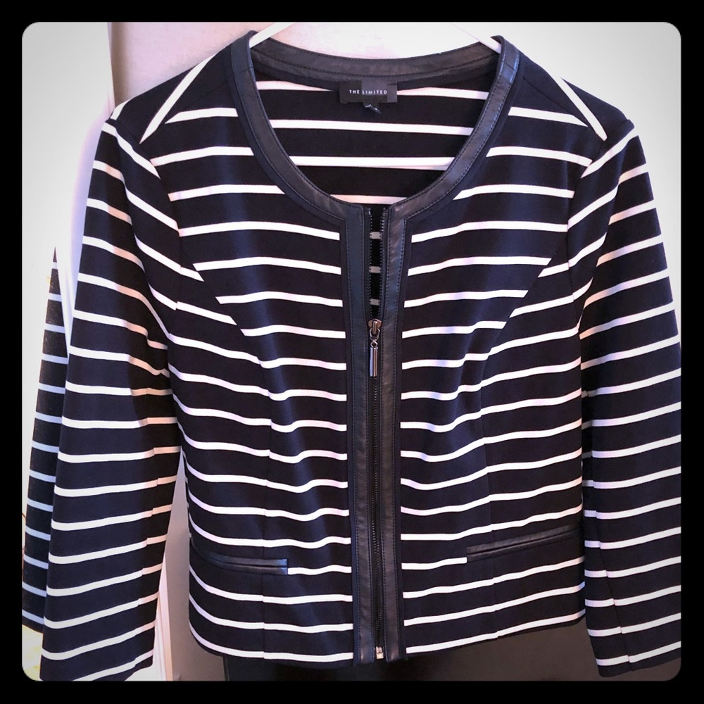 Express striped jacket